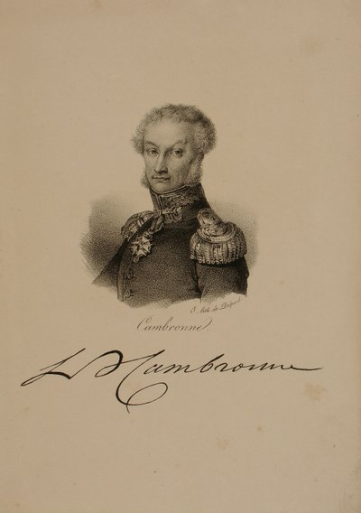 Portrait of General Etienne Cambronne (1770-1842) by Francois Seraphin Delpech